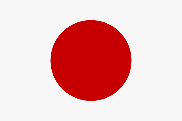 Japanese flag, using for texture