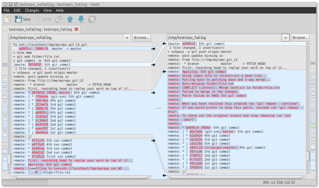 Error running git