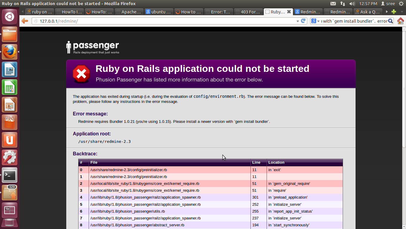 Rails errors. Рэдмайн сервер. Сервер Редмайн