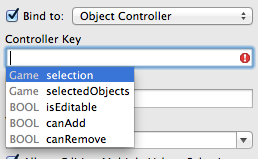 screenshot of strange autocomplete candidates